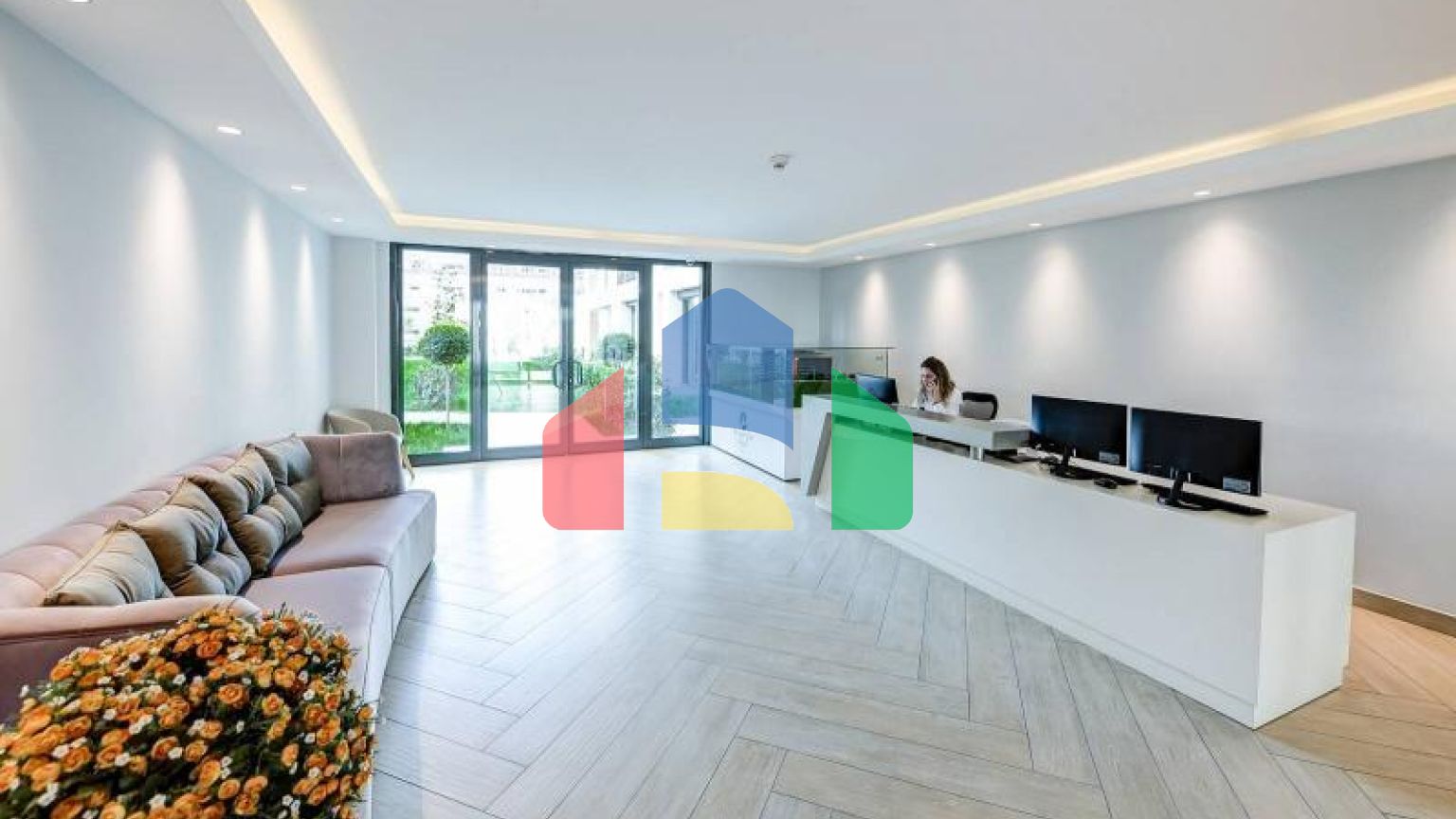 Квартира 1+1 с видом на море в Стамбуле