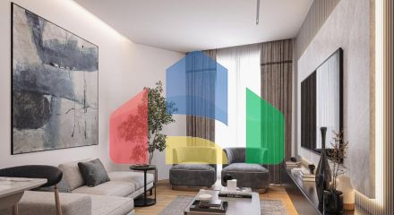 Пентхаус 3+2 с видом на море в Стамбуле