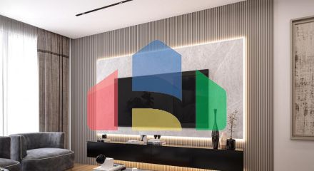 Пентхаус 3+2 с видом на море в Стамбуле