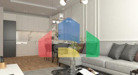 Пентхаус 3+2 с видом на море в Стамбуле