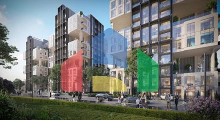 Квартира 2+1 с видом на море в Стамбуле