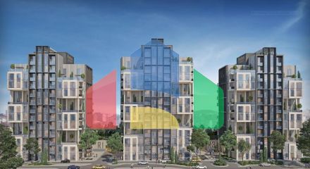 Квартира 2+1 с видом на море в Стамбуле