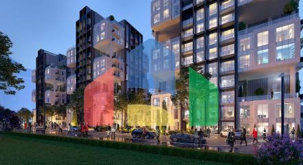 Квартира 2+1 с видом на море в Стамбуле