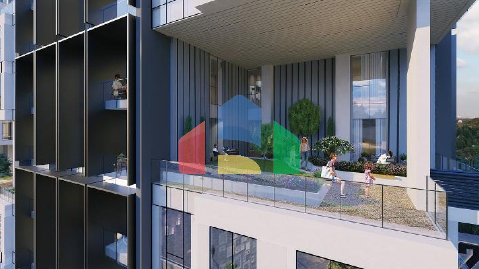 Квартира 2+1 с видом на море в Стамбуле