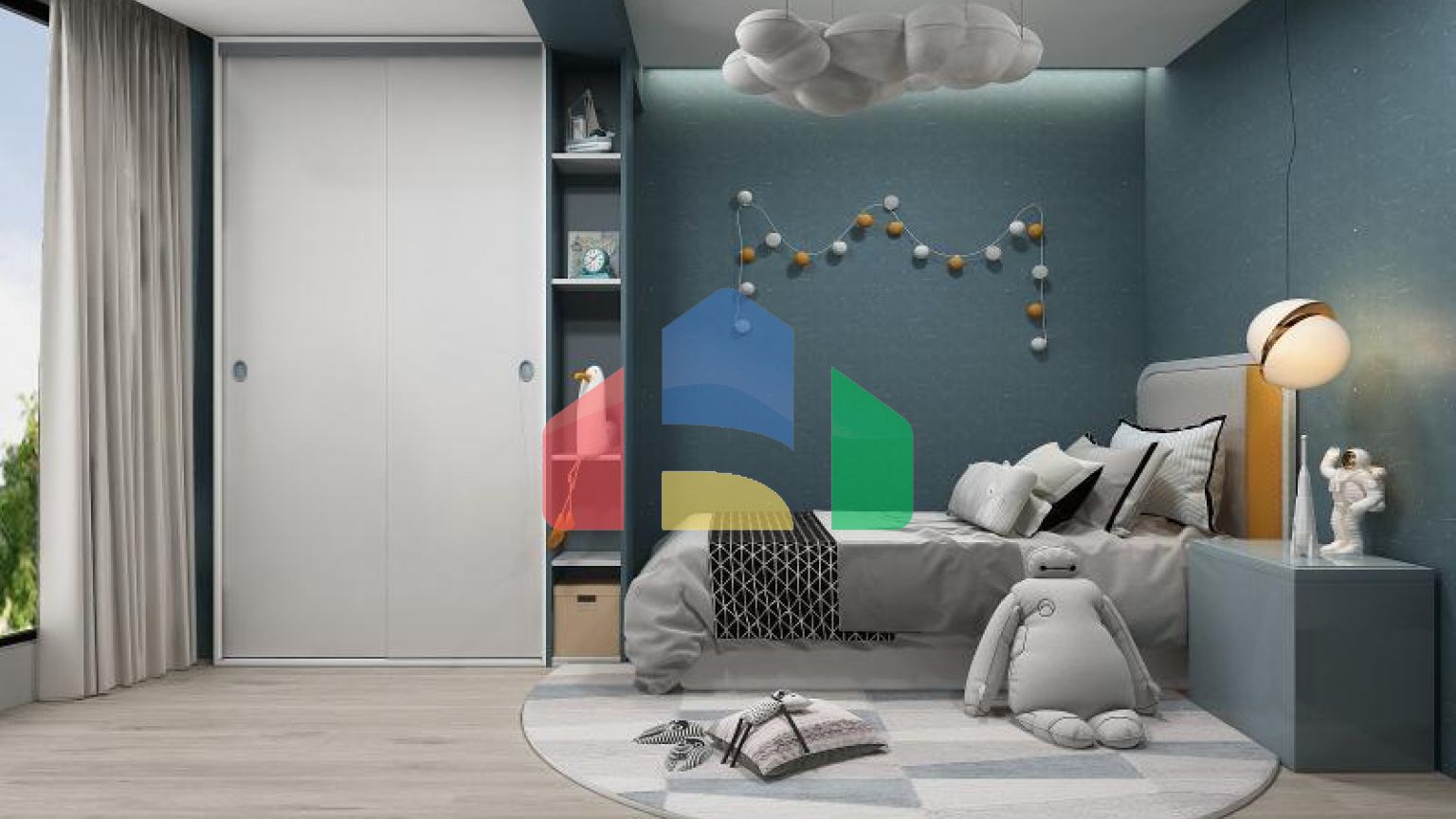 Квартира 2+1 с видом на море в Стамбуле