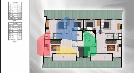 Дюплекс 4+1 с видом на море в Стамбуле