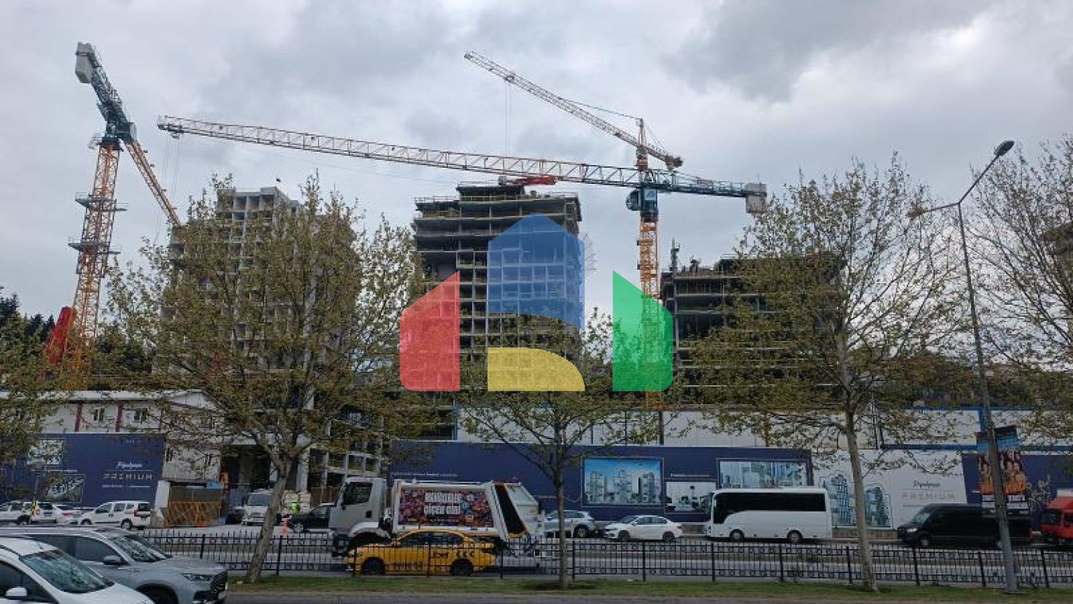 Квартира 1+1 с видом на море в Стамбуле