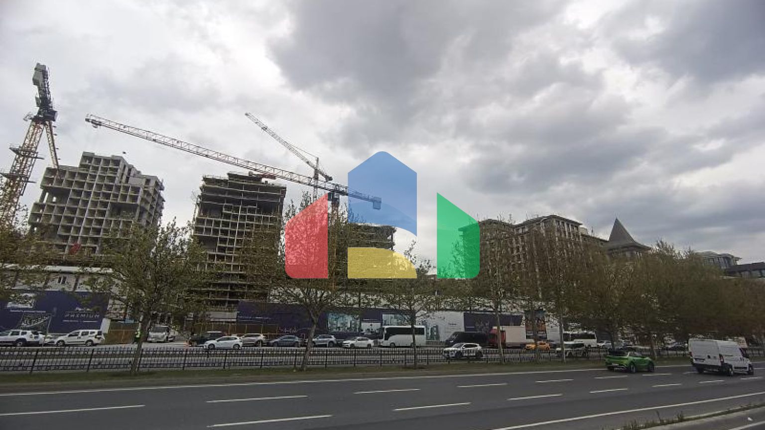 Квартира 1+1 с видом на море в Стамбуле