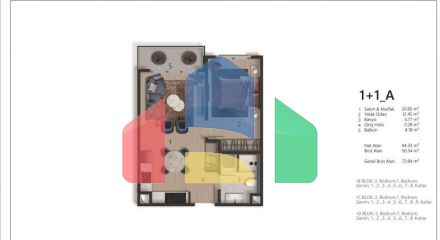 Квартира 1+1 с видом на море в Стамбуле Квартира 1+1 с видом на море в Стамбуле