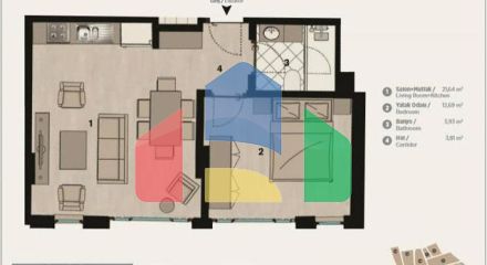 Квартира 2+1 в Стамбуле Квартира 2+1 в Стамбуле