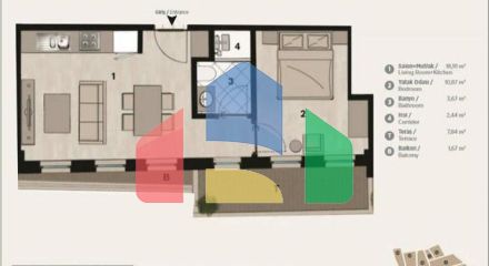 Квартира 2+1 в Стамбуле Квартира 2+1 в Стамбуле