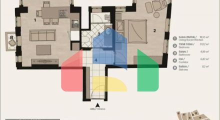 Квартира 3+1 в Стамбуле Квартира 3+1 в Стамбуле