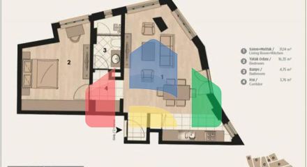 Квартира 3+1 в Стамбуле Квартира 3+1 в Стамбуле