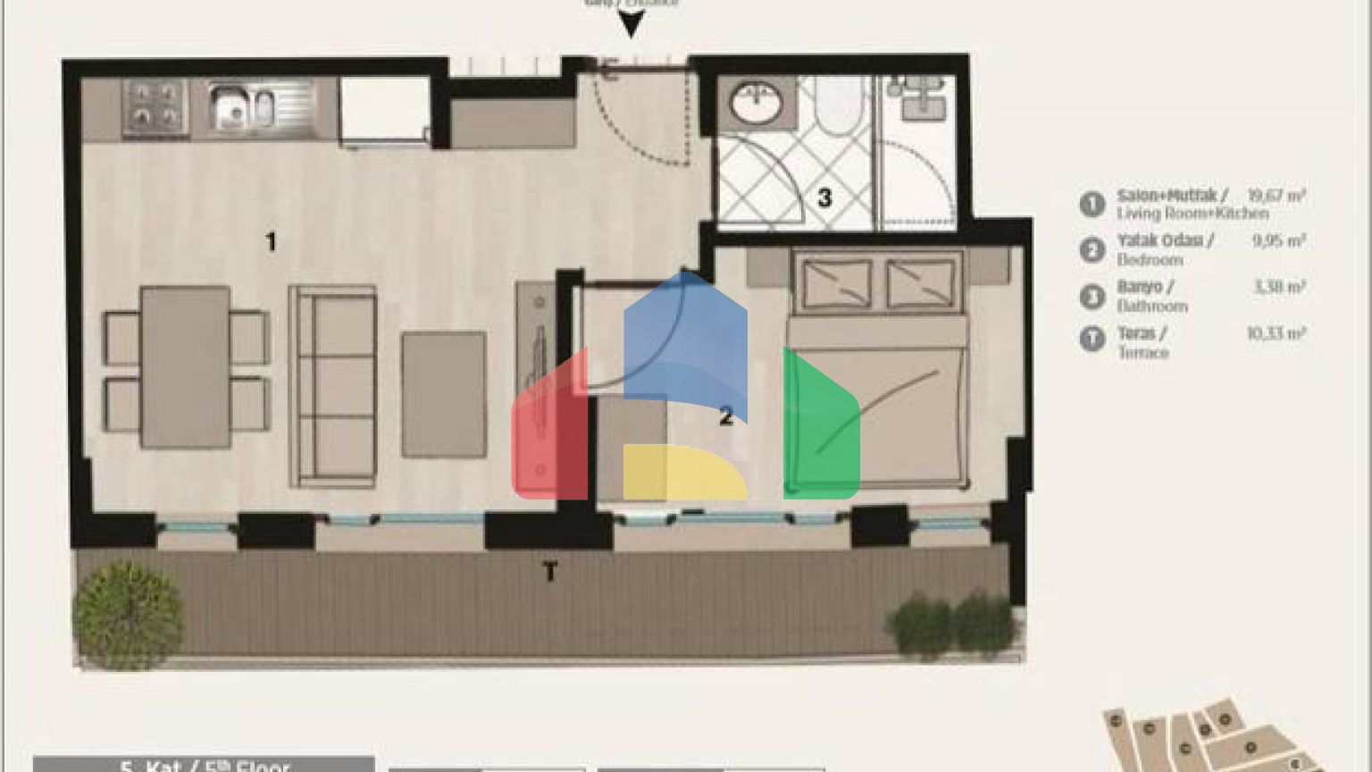 Квартира 3+1 в Стамбуле