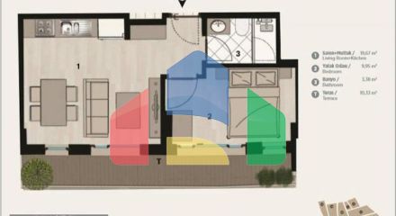 Квартира 3+1 в Стамбуле Квартира 3+1 в Стамбуле