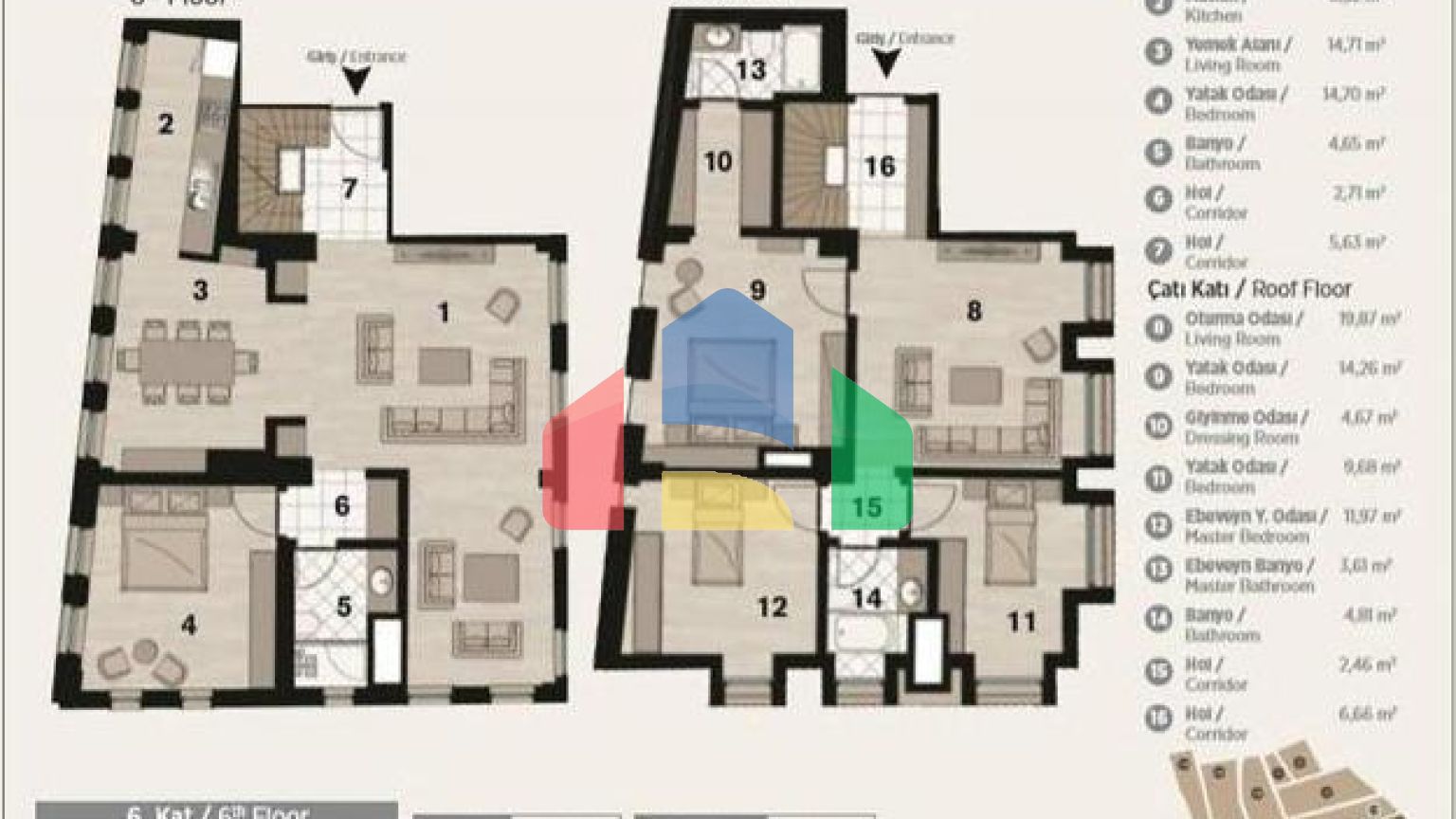 Квартира 3+1 в Стамбуле