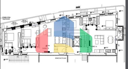 Квартира 2+1 с видом на море в Стамбуле