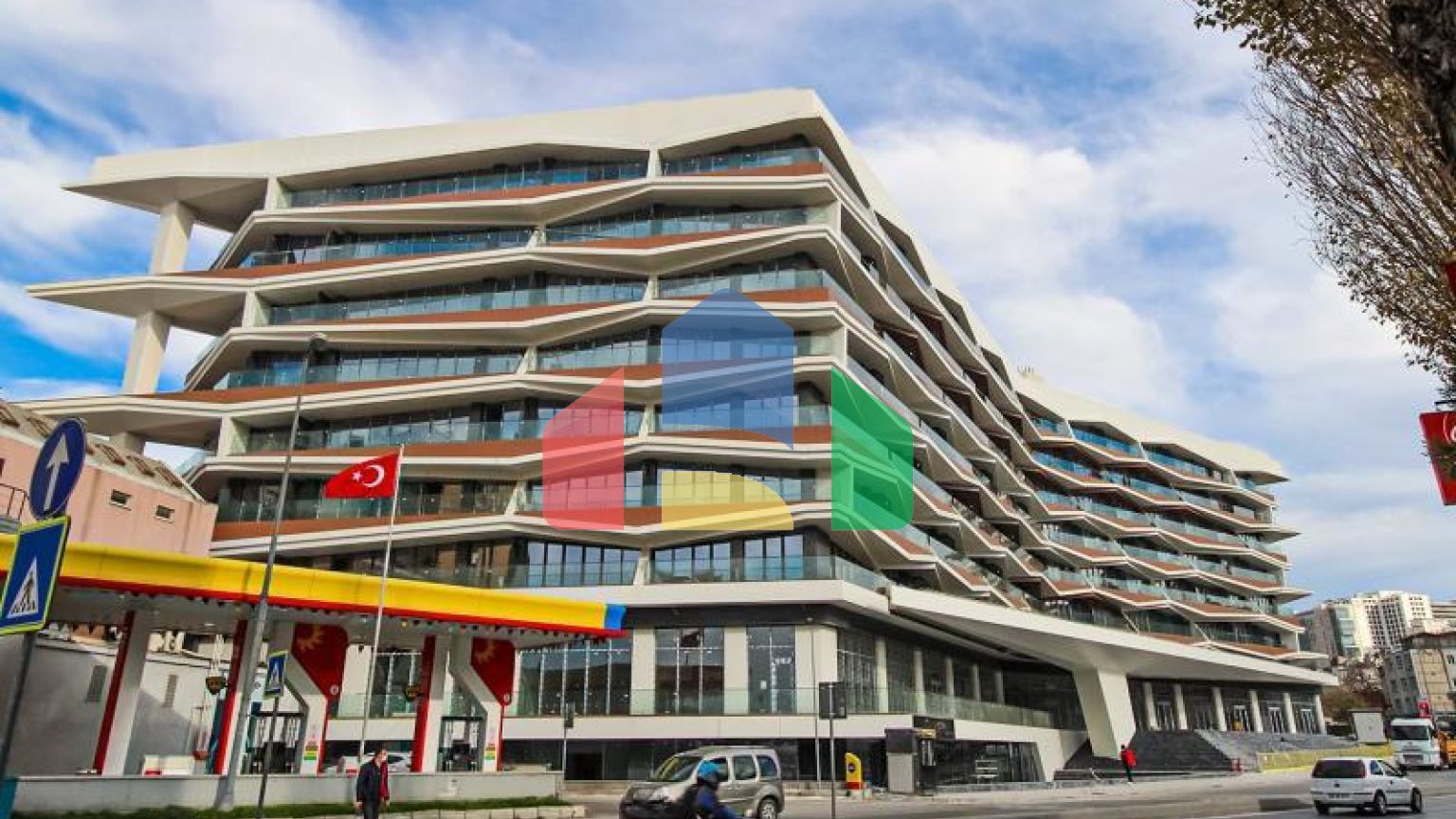 Дюплекс 2+1 с видом на море в Стамбуле