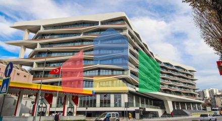 Дюплекс 2+1 с видом на море в Стамбуле