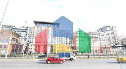 Квартира 1+1 с видом на море в Стамбуле