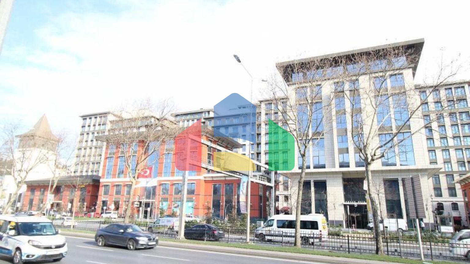 Квартира 1+1 с видом на море в Стамбуле