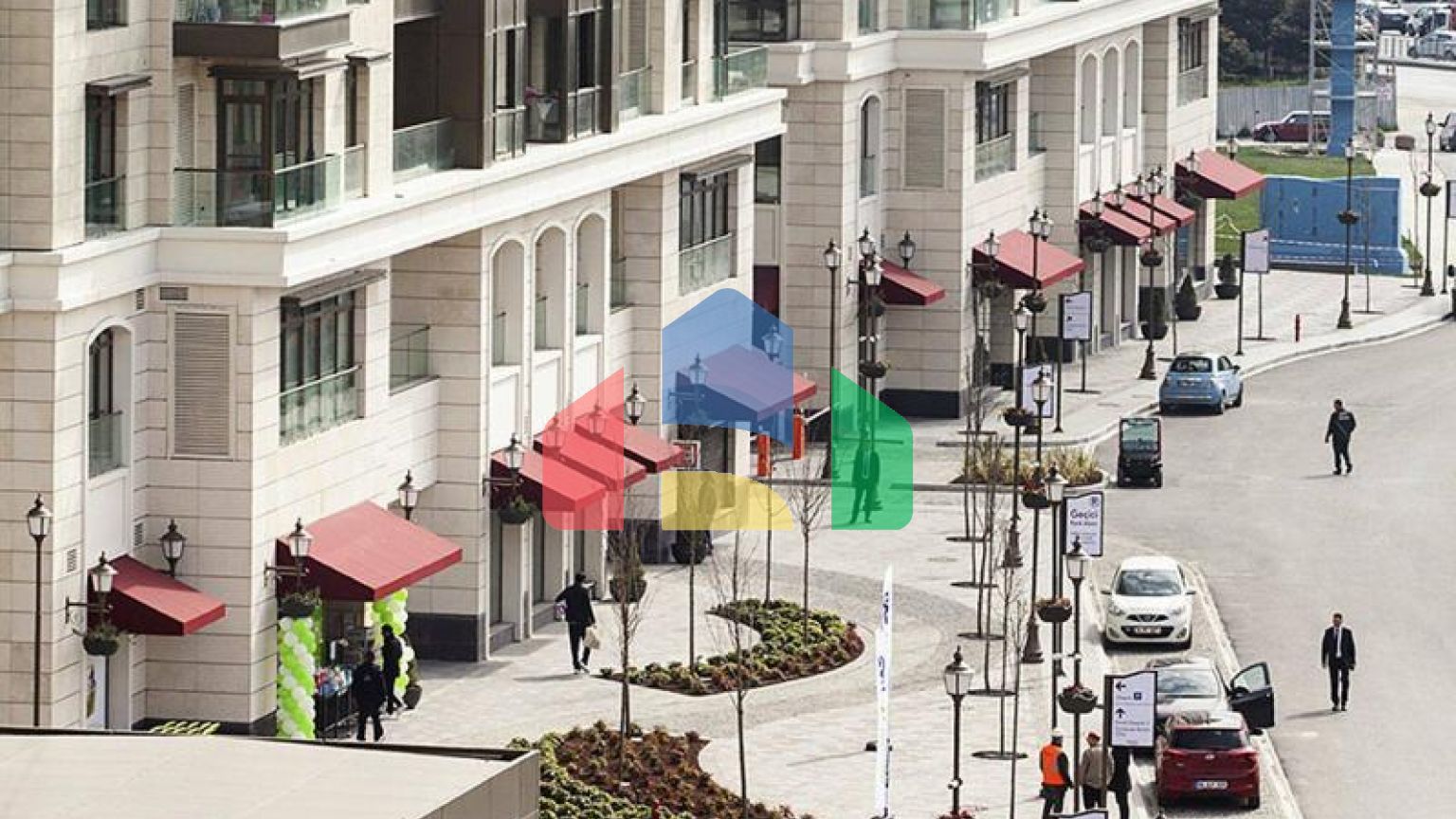 Квартира 1+1 с видом на море в Стамбуле