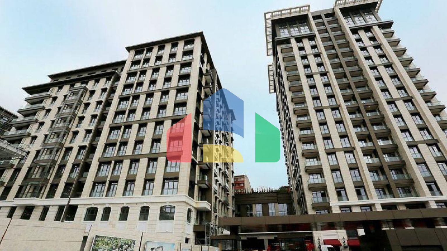 Квартира 1+1 с видом на море в Стамбуле