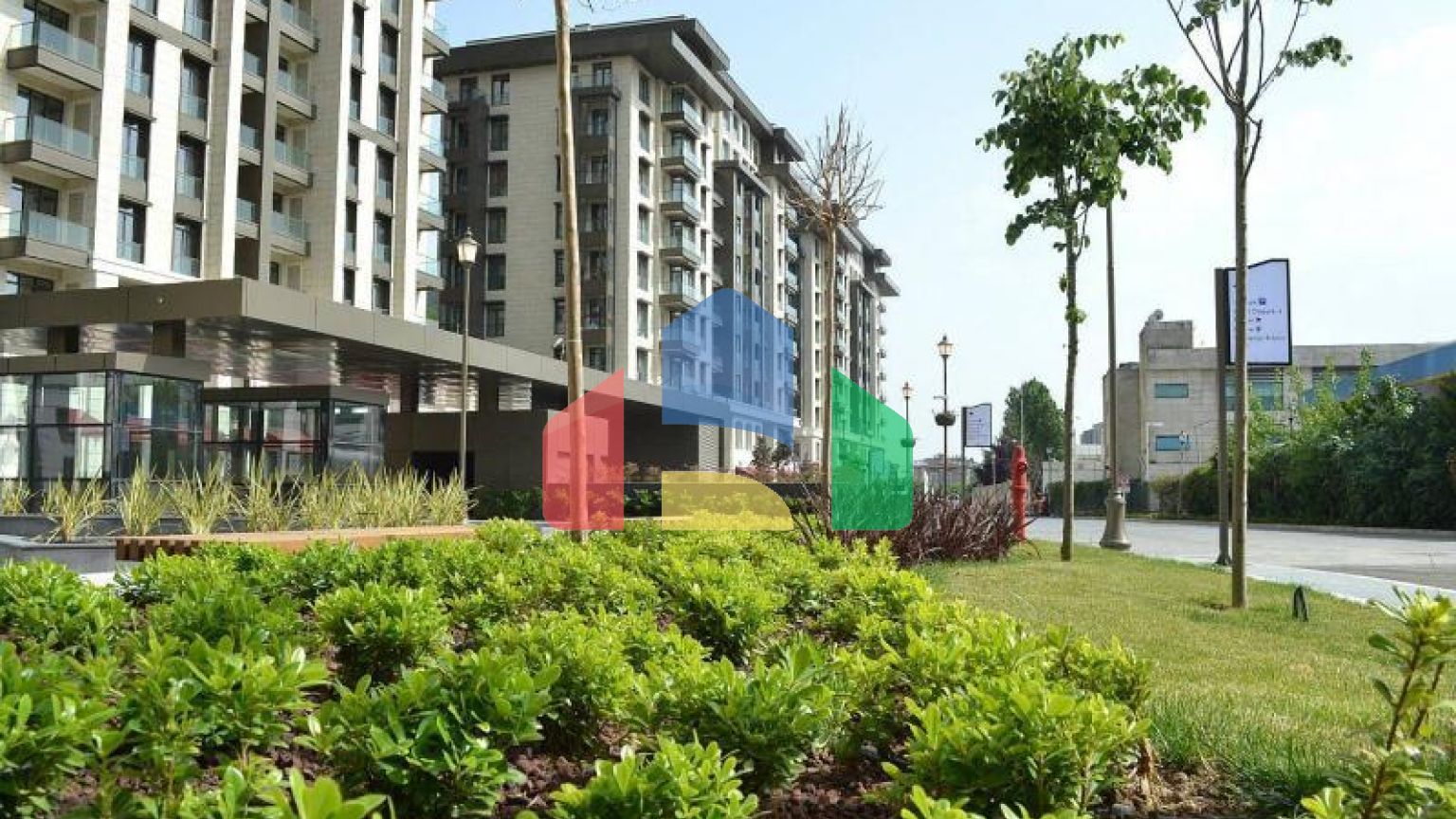 Квартира 1+1 с видом на море в Стамбуле