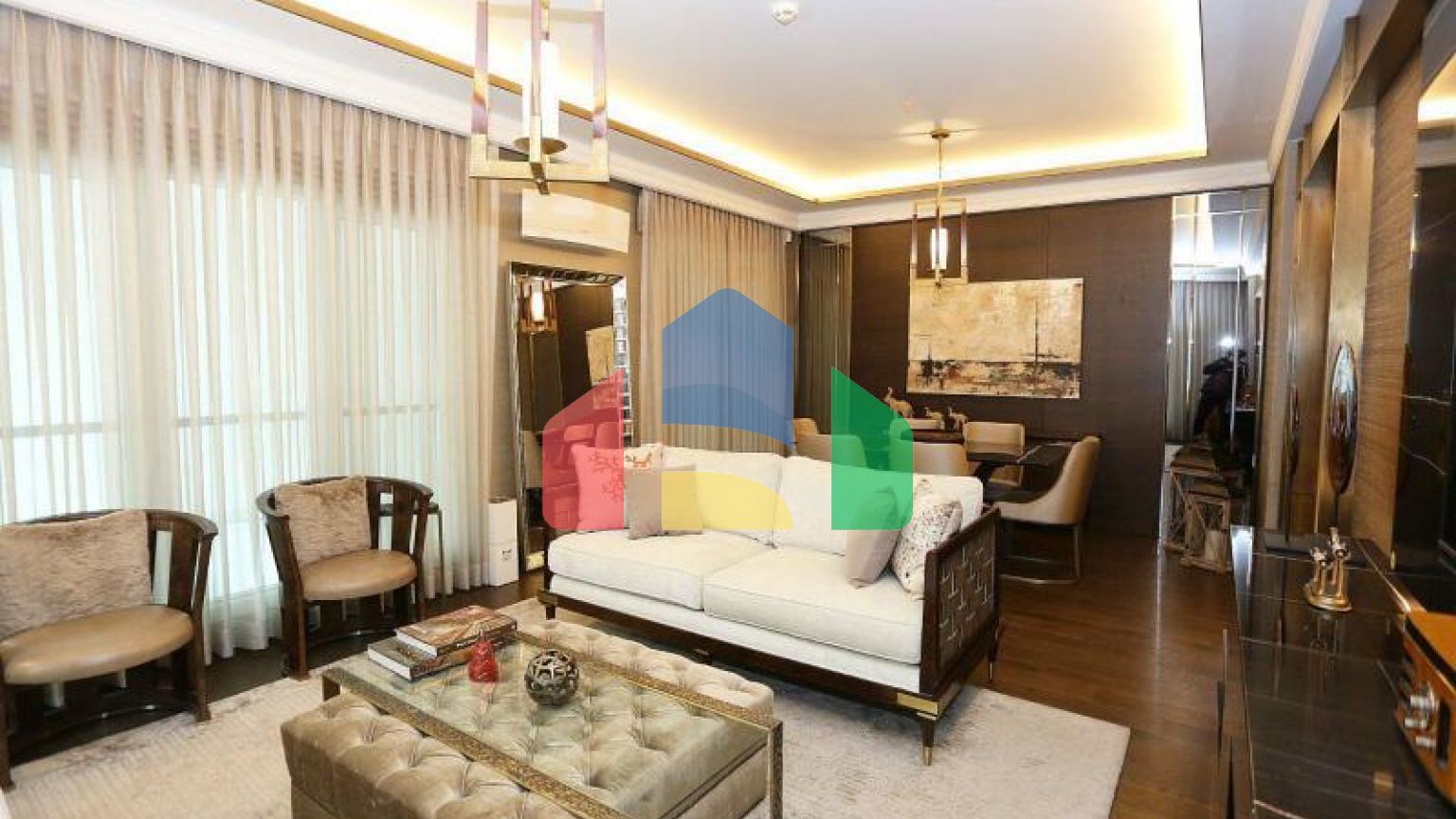 Квартира 1+1 с видом на море в Стамбуле