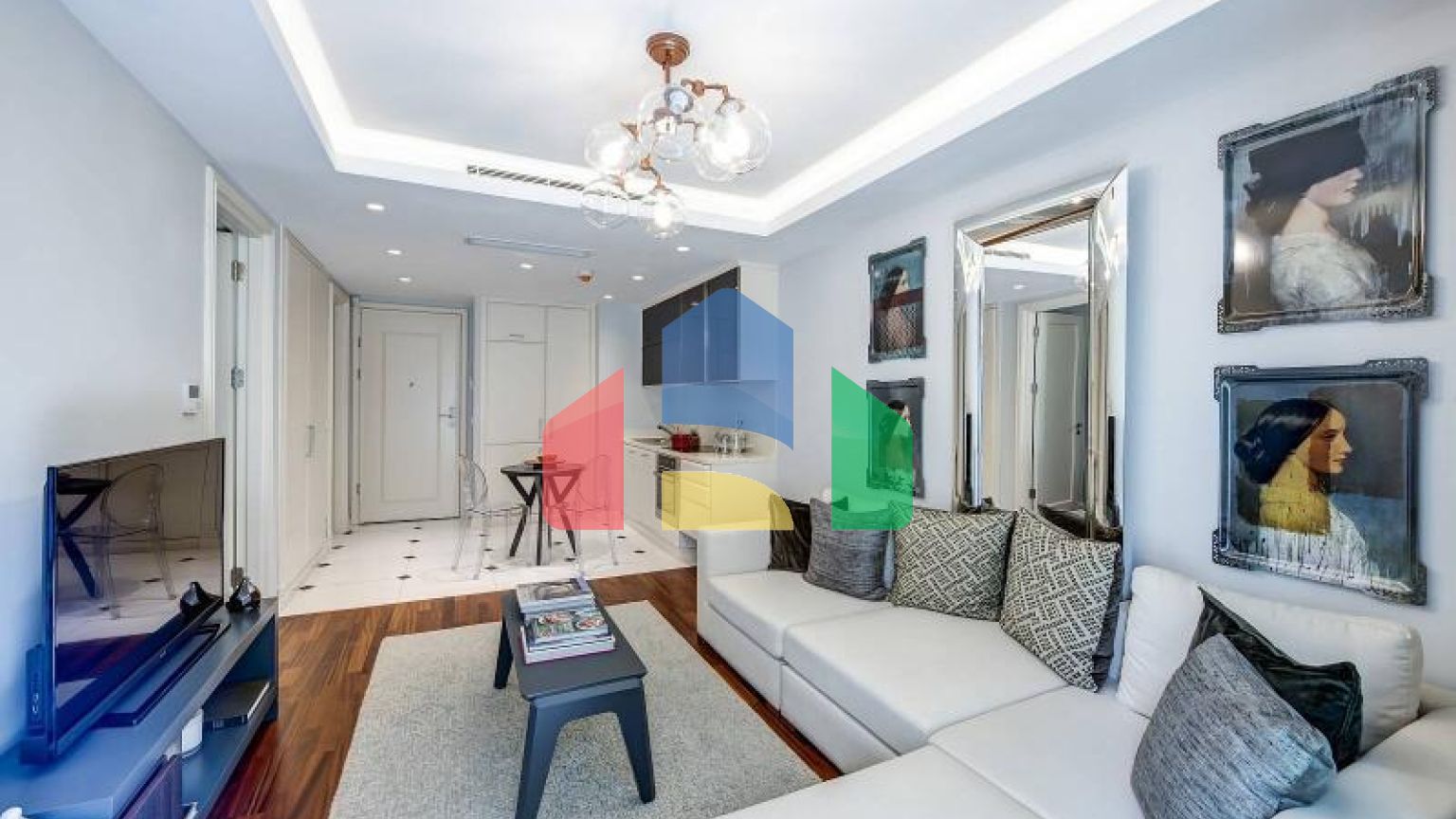 Квартира 2+1 с видом на море в Стамбуле