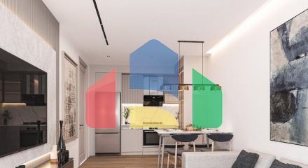 Пентхаус 4+2 с видом на море в Стамбуле