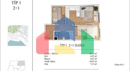 Пентхаус 4+2 с видом на море в Стамбуле