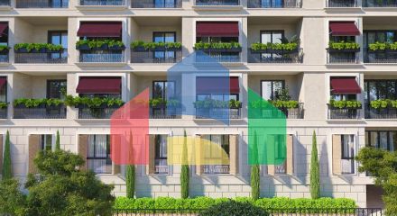 Квартира 1+1 с видом на море в Стамбуле