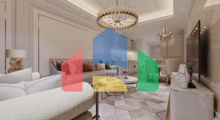 Квартира 1+1 с видом на море в Стамбуле