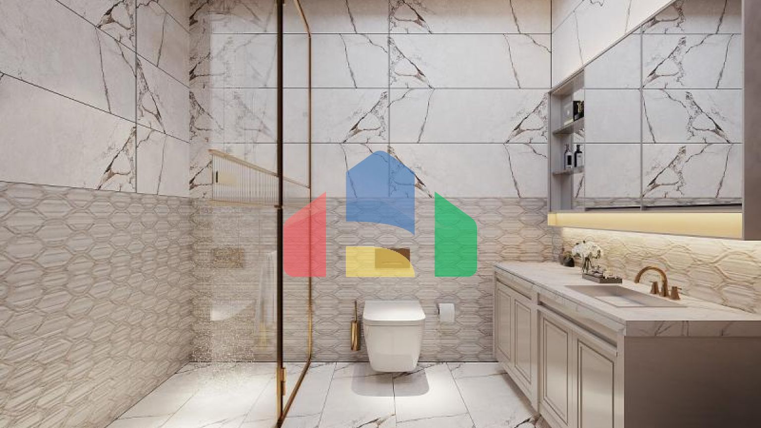 Квартира 1+1 с видом на море в Стамбуле