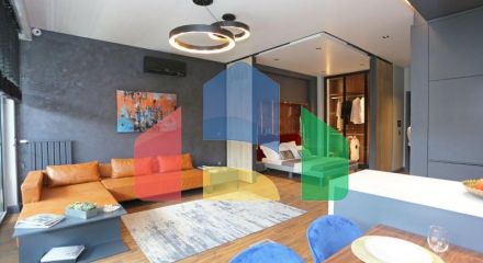 Пентхаус 3+1 с видом на море в Стамбуле