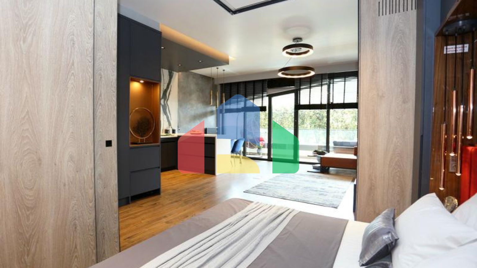 Пентхаус 3+1 с видом на море в Стамбуле