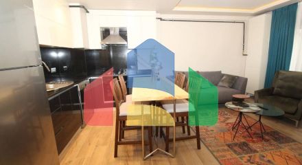 Квартира 1+1 с видом на море в Стамбуле