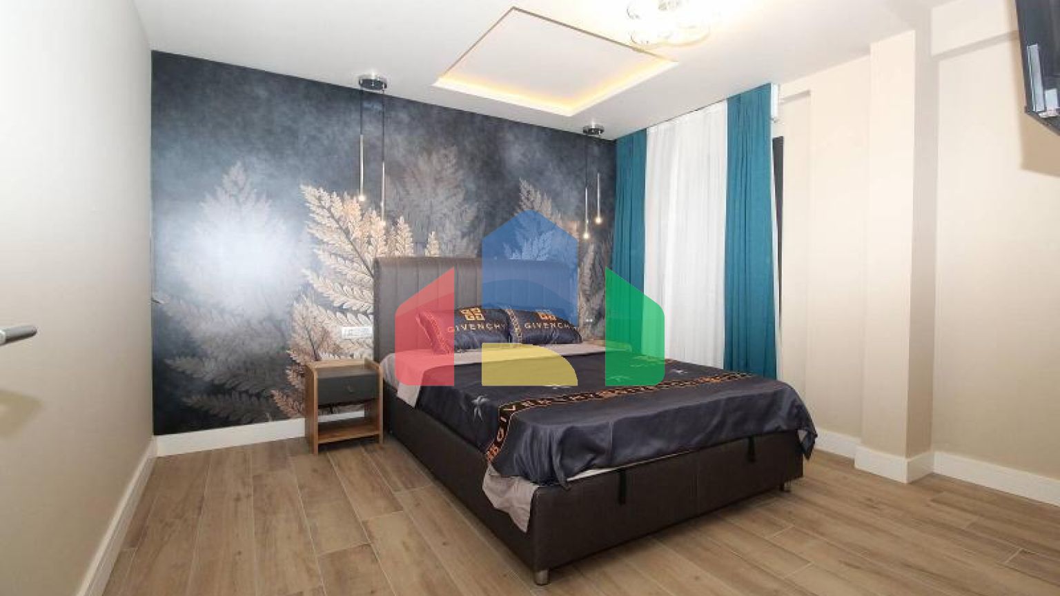 Квартира 1+1 с видом на море в Стамбуле