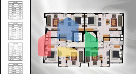 Квартира 1+1 с видом на море в Стамбуле