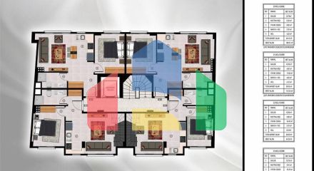 Квартира 1+1 с видом на море в Стамбуле