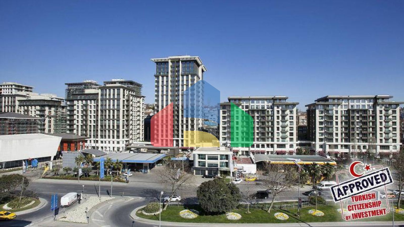 Квартира 2+1 с видом на море в Стамбуле