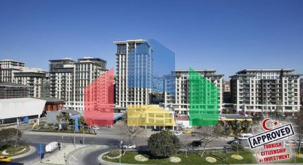 Квартира 2+1 с видом на море в Стамбуле