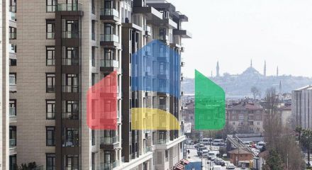 Квартира 2+1 с видом на море в Стамбуле