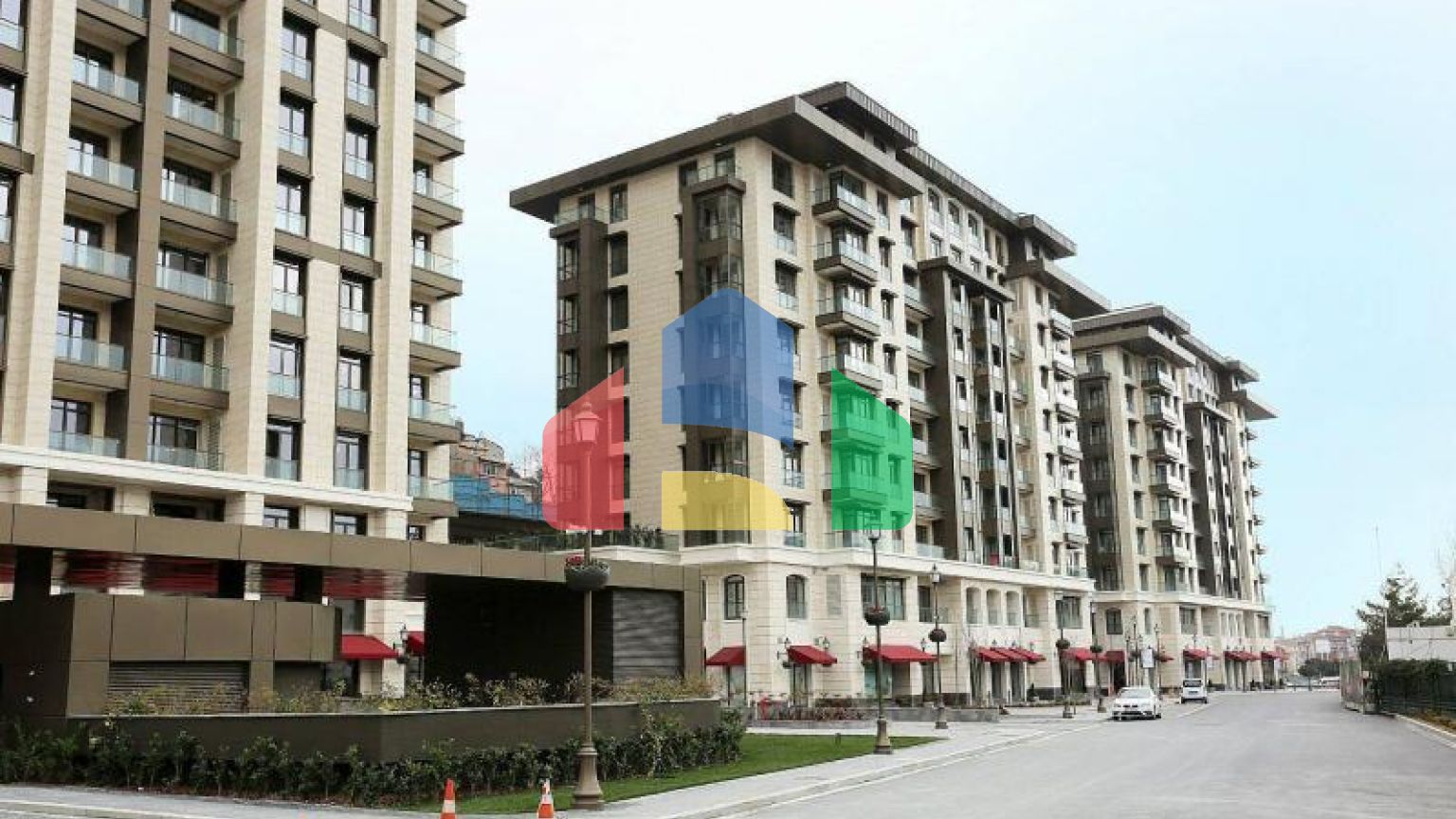 Квартира 2+1 с видом на море в Стамбуле