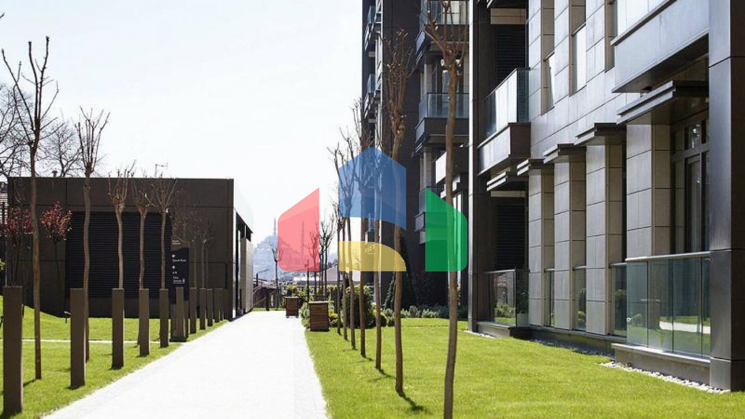 Квартира 2+1 с видом на море в Стамбуле