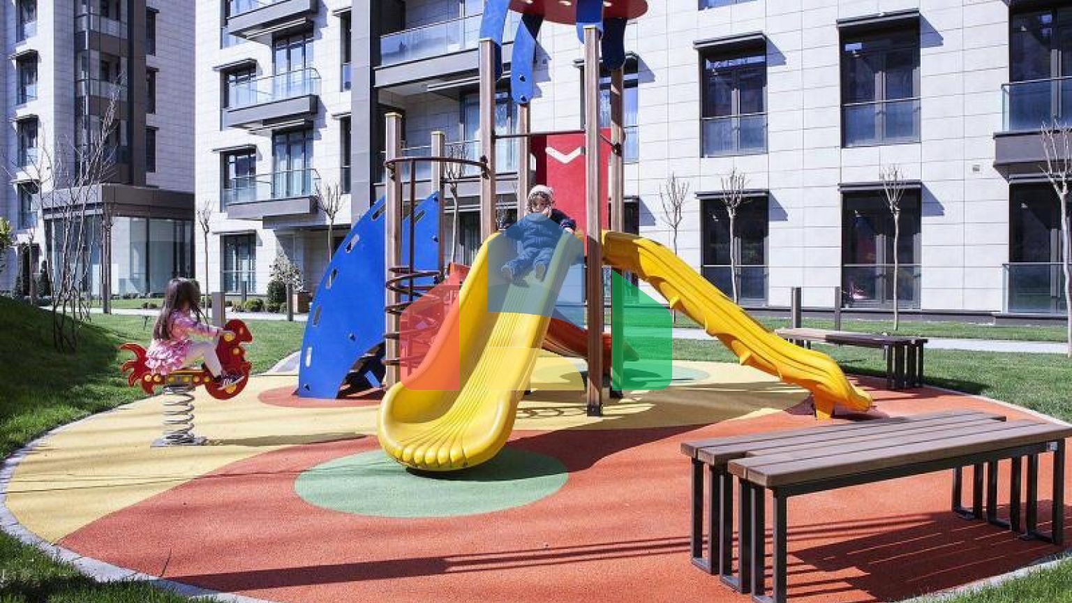 Квартира 2+1 с видом на море в Стамбуле