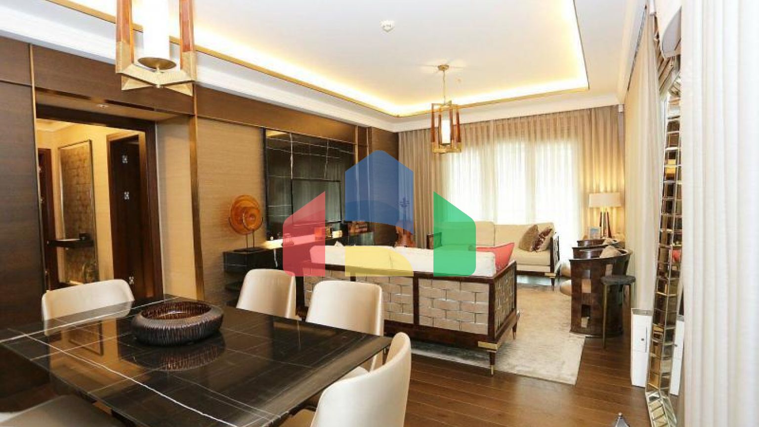 Квартира 2+1 с видом на море в Стамбуле