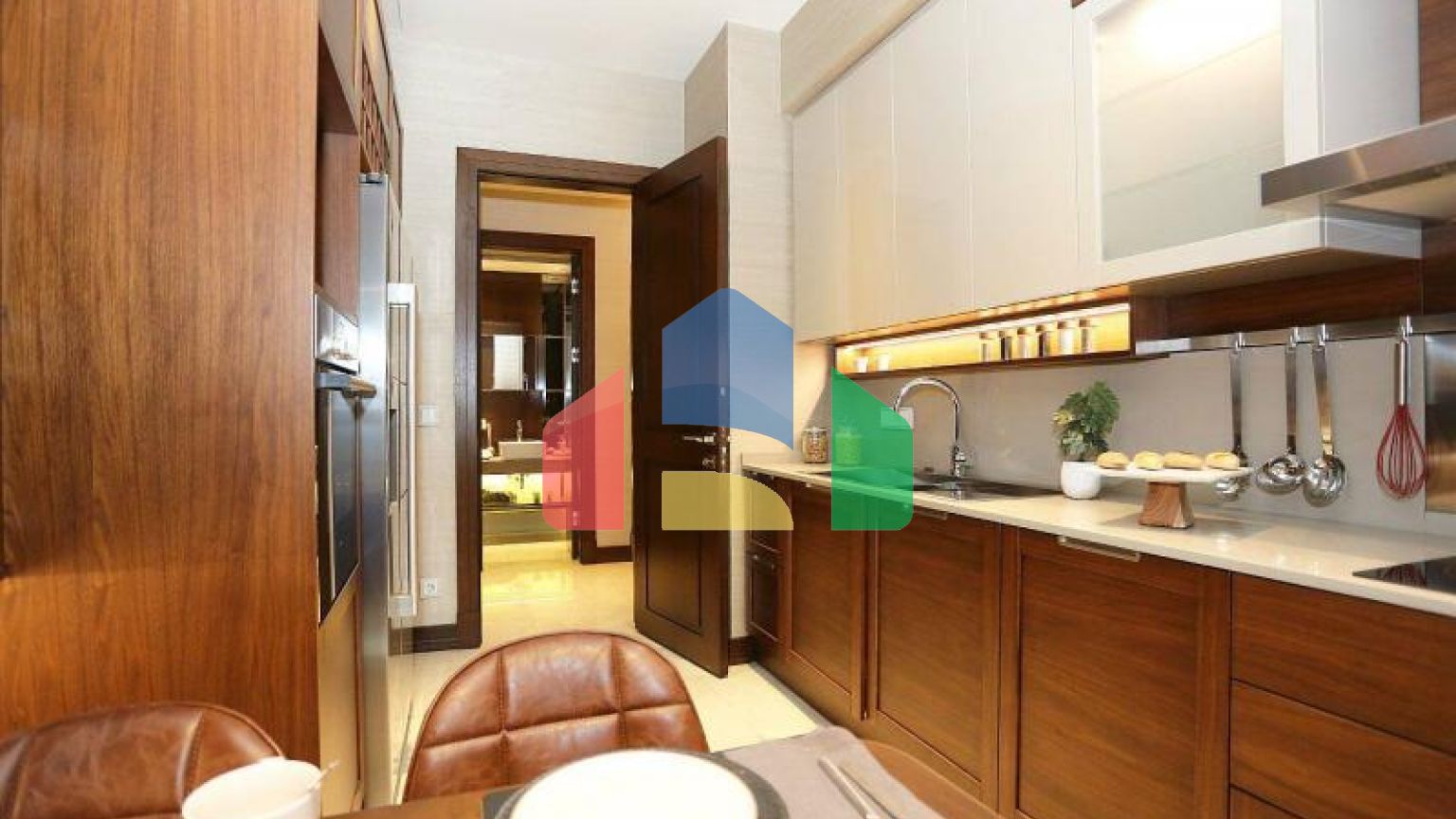 Квартира 2+1 с видом на море в Стамбуле