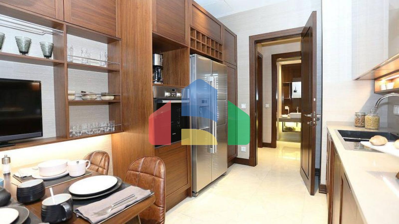 Квартира 2+1 с видом на море в Стамбуле